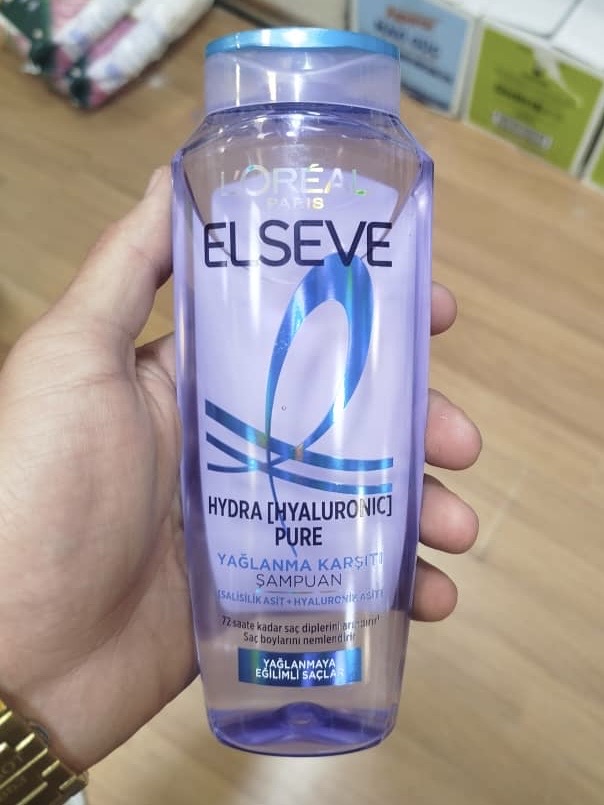 شامپو مخصوص موهای چرب حاوی هیالورونیک ELSEVE حجم ۳۰۰ میل
