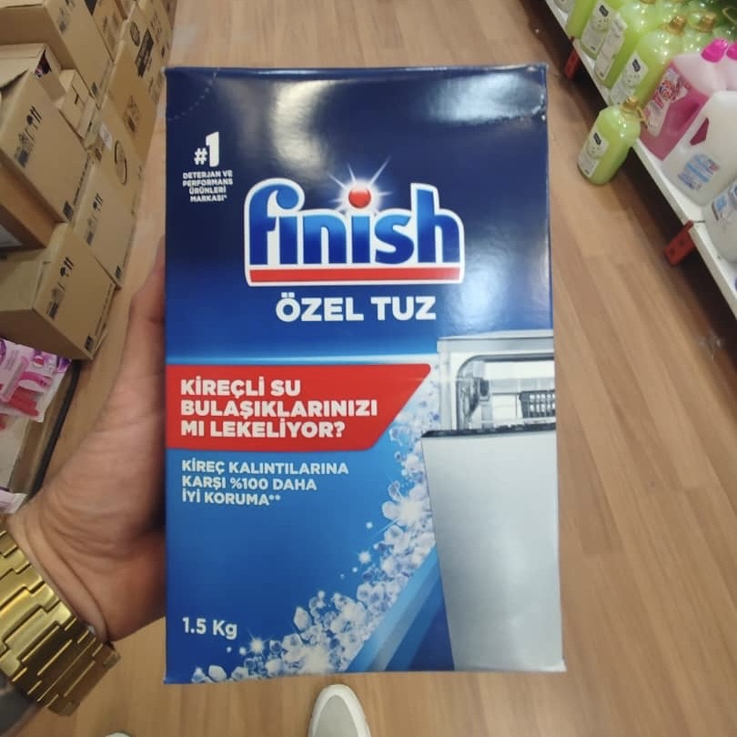 نمک ماشین ظرفشویی finish حجم ۱.۵ کیلوگرم