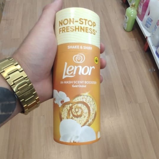 خوشبو کننده لباس لنور Lenor رایحه ارکیده طلایی 155g