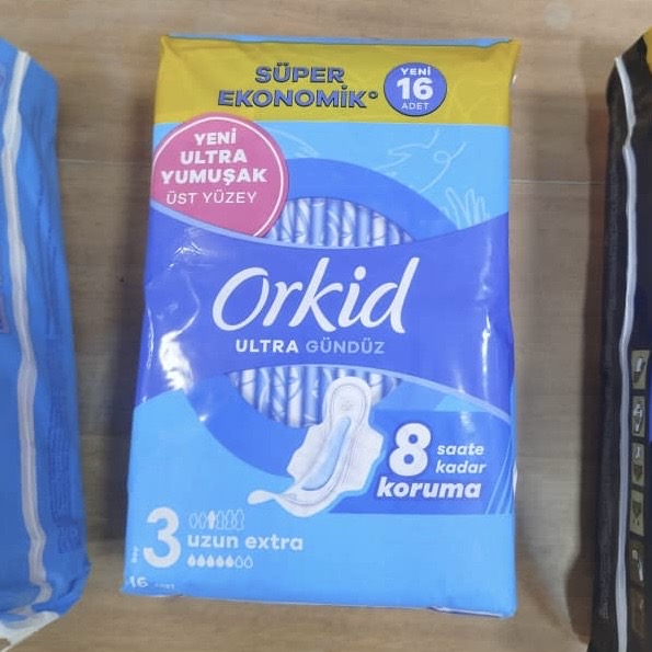 نوار بهداشتی ارکید Orkid ULTRA GÜNDÜZ سایز 3 بسته 16 عددی