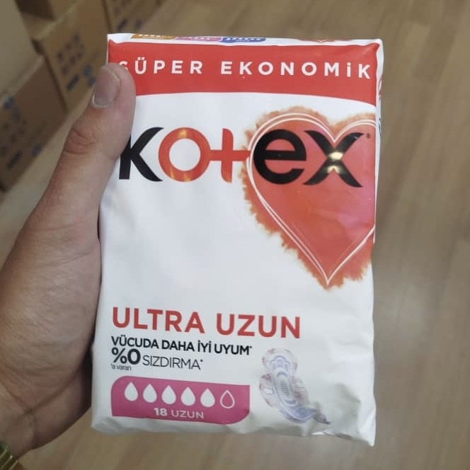 نوار بهداشتی مدل Ultra Uzun بسته 18 عددی