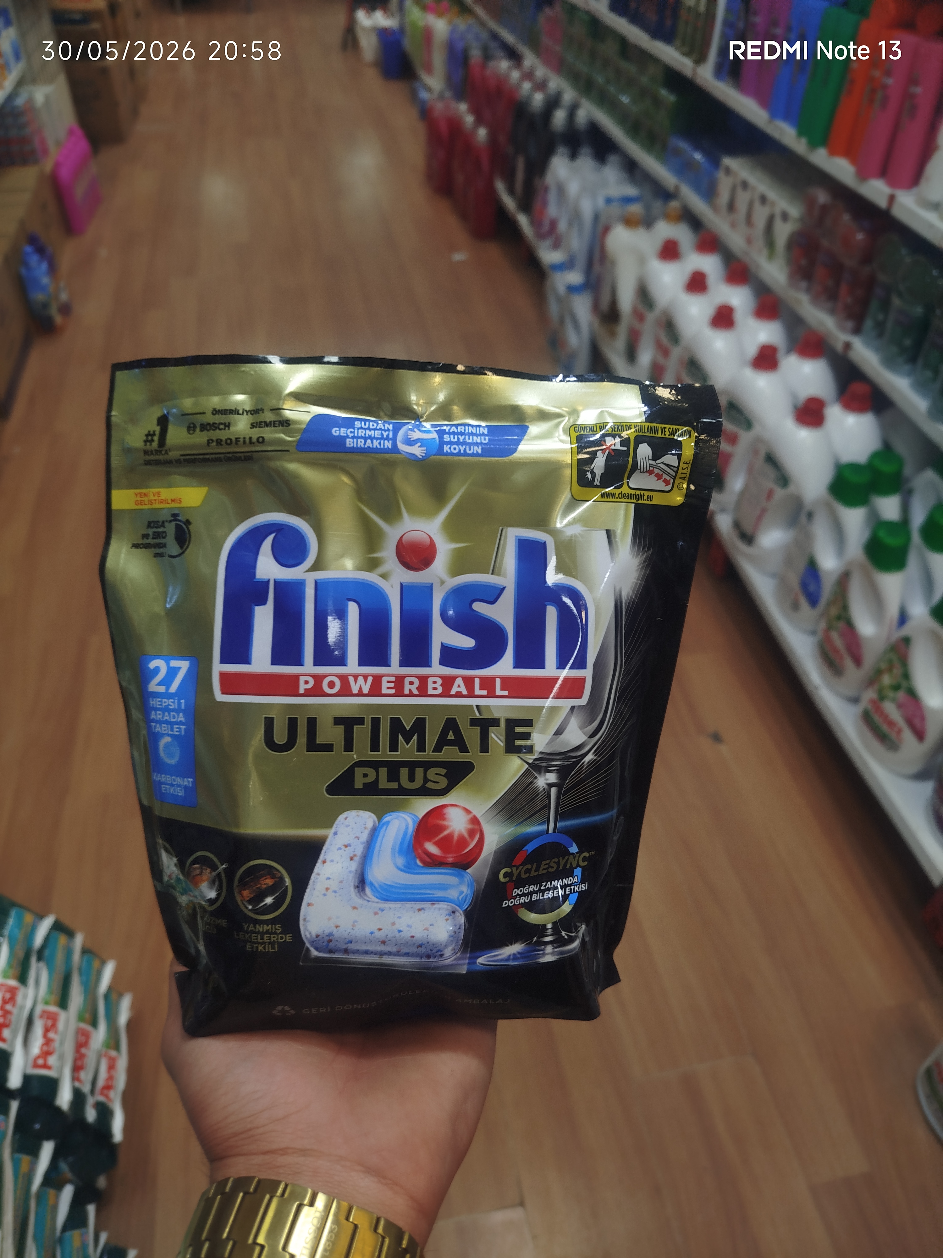 قرص ماشین ظرفشویی 27تایی التمیت پلاس(finish)